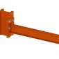 Extra-Heavy Duty Straight Cantilever Rack Arms 5" Depth