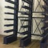 Used Cantilever Rack System-8 Arm Levels 48”O.C.