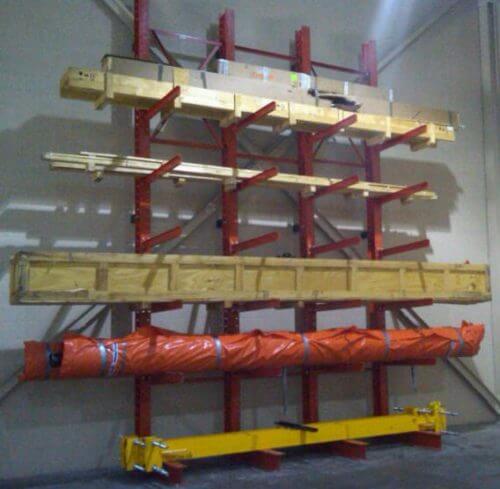 Used Cantilever Rack System-5 Arm Levels 46” O.C.